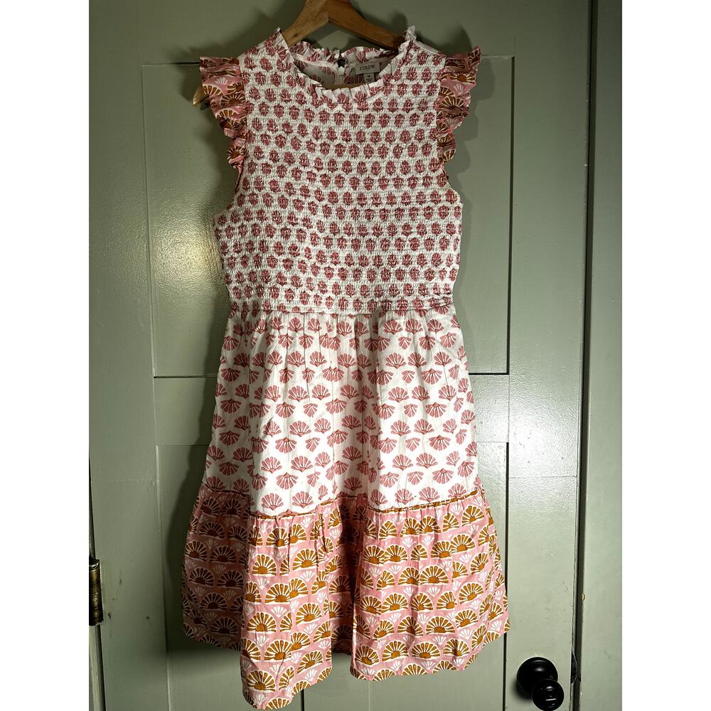 J. Crew Ruffle Sleeve Mini Dress Size M